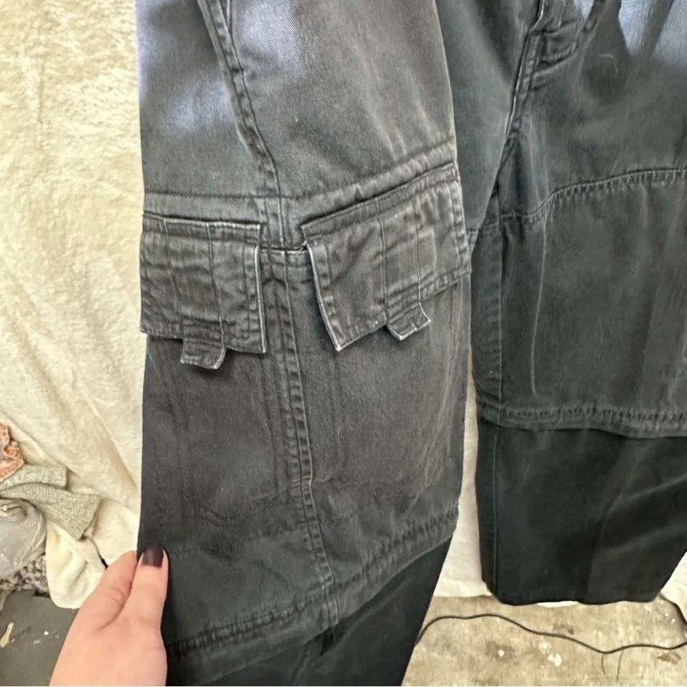 Vintage Y2K Nesi AG men’s baggy cargo pants zip off legs size 33 grunge